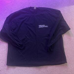 Gildan Men's Dark Blue Long Sleeve Shirt